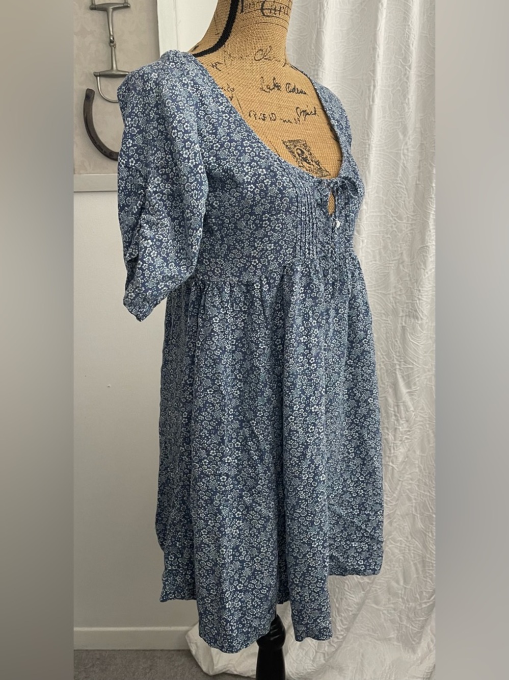Ralph Lauren Denim & Supply Micro Floral Mini Dress Boho Festival Size M